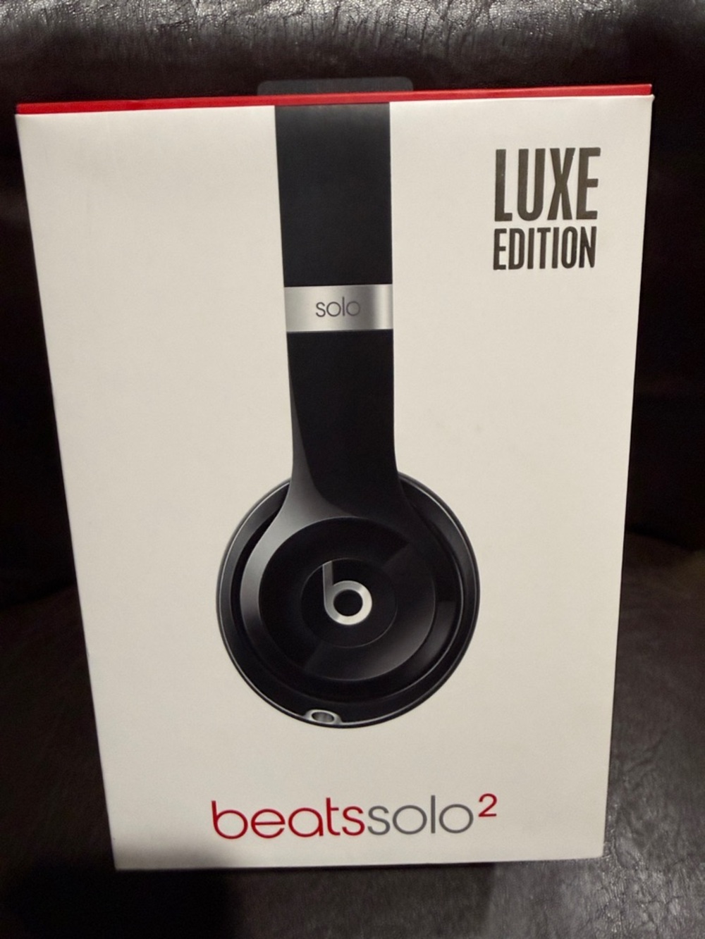 Beats Solo2 Luxe Edition dr. dre Headphones - Black wired NWT